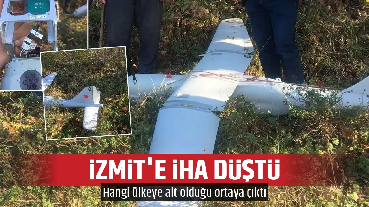 İZMİT'E İHA DÜŞTÜ
