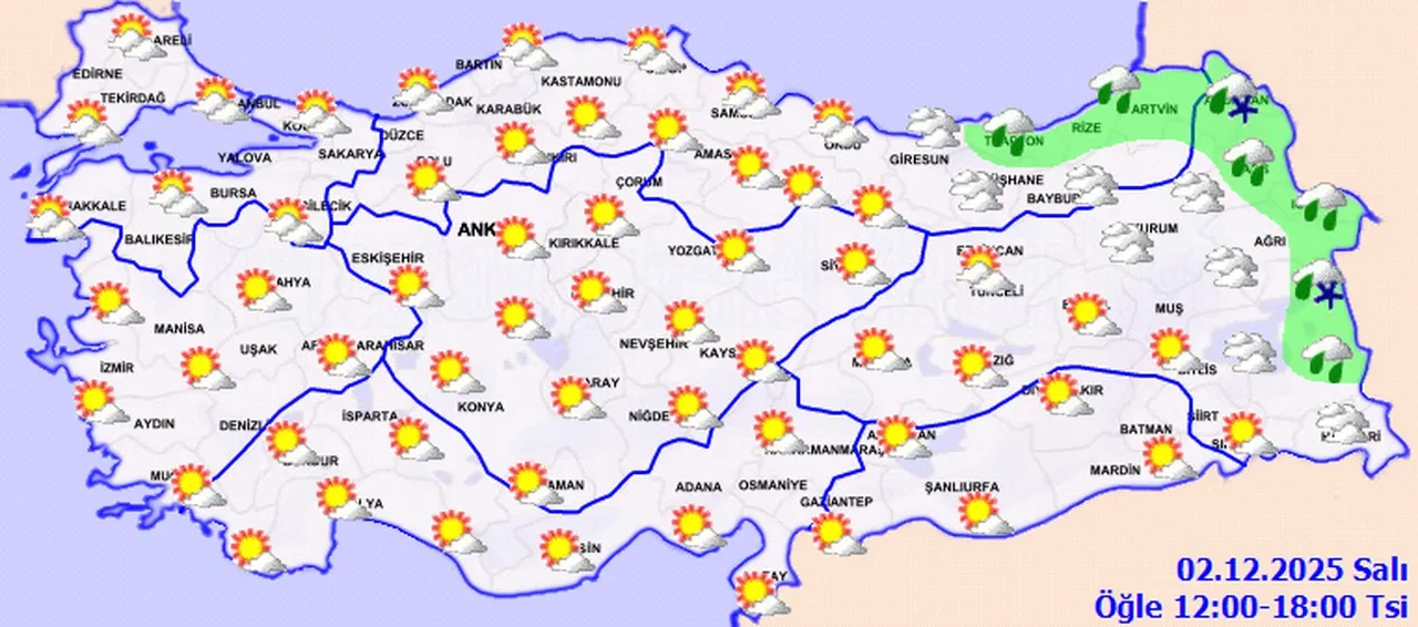 Bugün İstanbul'da yağmur var mı? 2 Aralık hava durumu raporu