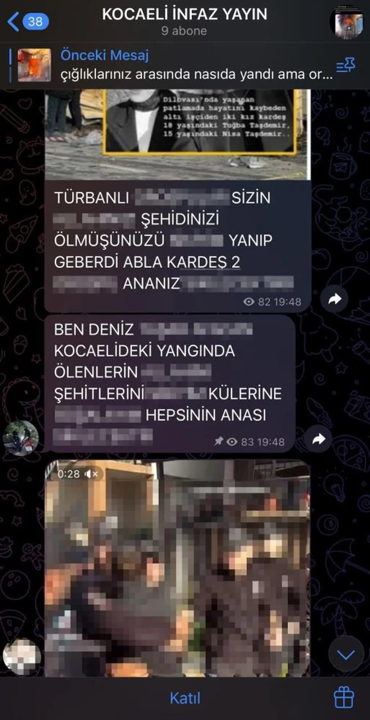 Dilovası'ndaki yangın faciasında hayatını kaybeden işçilere küfür eden 2 zanlı tutuklandı!