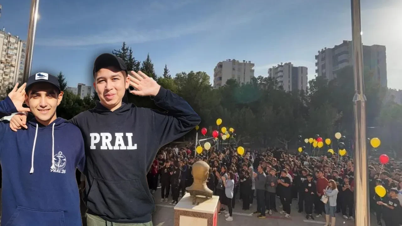 Kanseri yenip okula birlikte döndüler! Arkadaşları balonlarla karşıladı