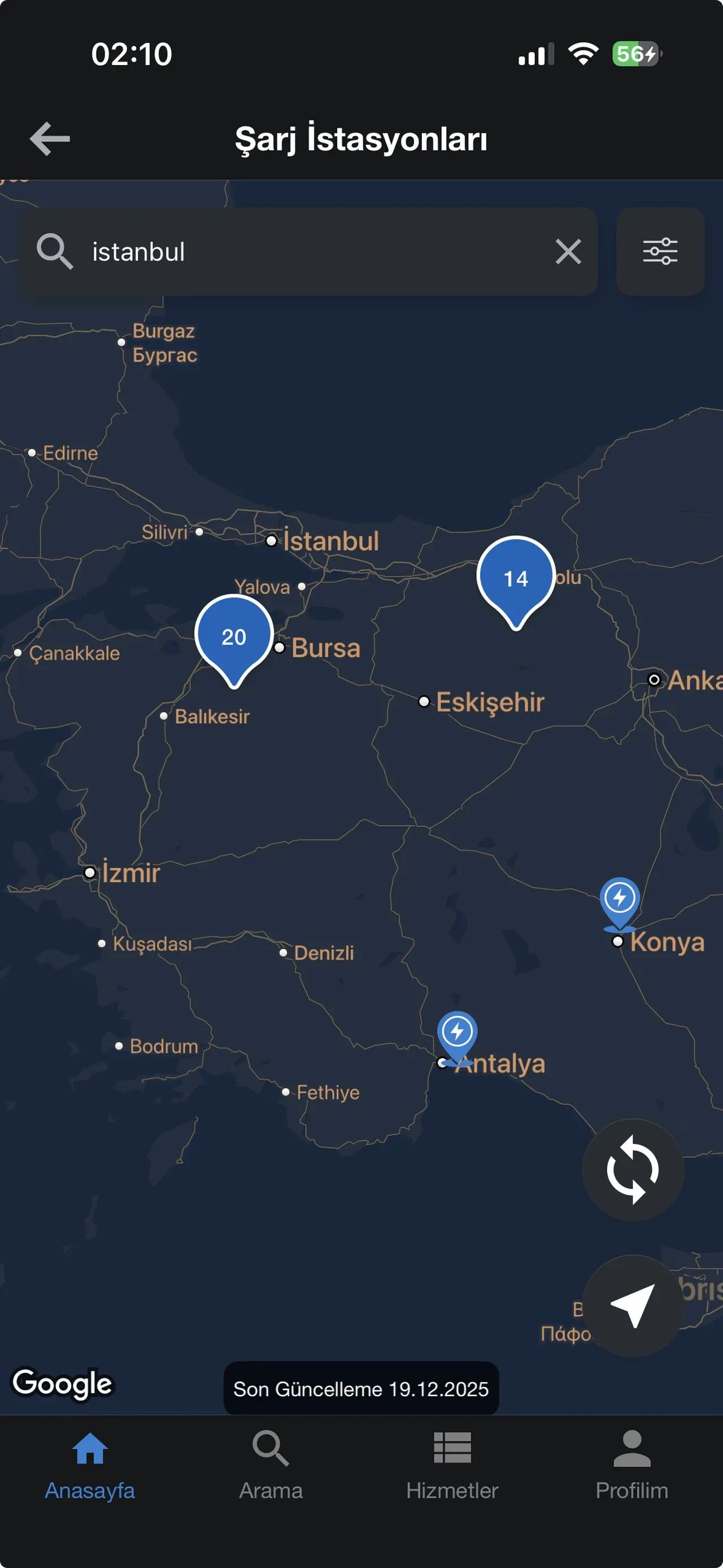 Elektrikli araç sürücülerine e-Devlet'te yeni kolaylık: "Şarj İstasyonları" hizmeti devrede