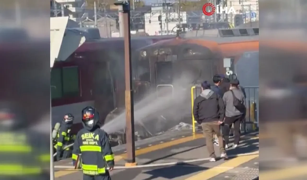 Japonya’da feci kaza! Yolcu treni otomobili biçti