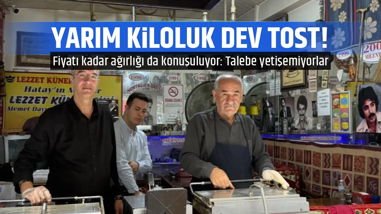 YARIM KİLOLUK DEV TOST!