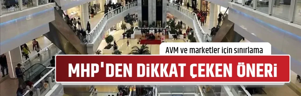 MHP'DEN DİKKAT ÇEKEN ÖNERİ