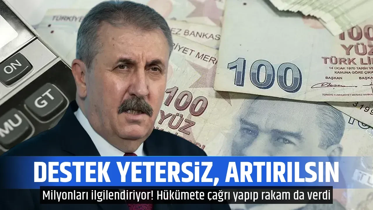 DESTEK YETERSİZ, ARTIRILSIN