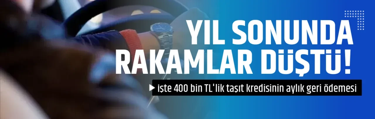 YIL SONUNDA    RAKAMLAR DÜŞTÜ! 