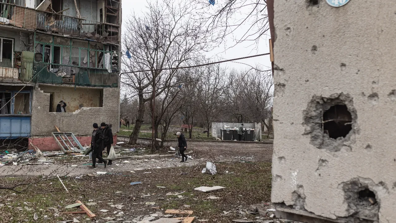 Rusya, Ukrayna'ya ait Drujkivka şehrini hedef aldı! Sivil yerleşim yerlerinde büyük hasar