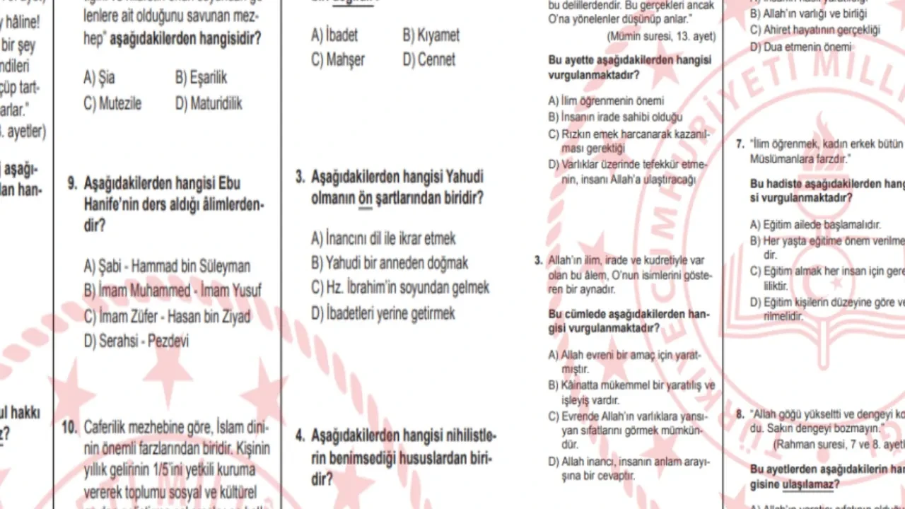 Açık Lise (AÖL)  soruları ve cevapları odsgm.meb.gov.tr | AÖL 1. dönem soruları ve cevap anahtarı açıklandı mı?