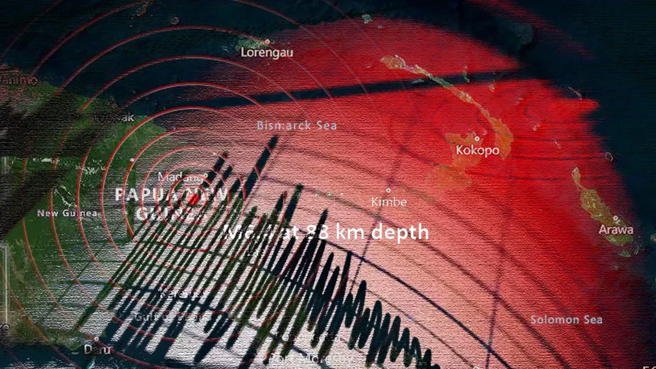 Dünya beşik gibi sallanmaya devam ediyor: Papua Yeni Gine'de 6,5 büyüklüğünde deprem