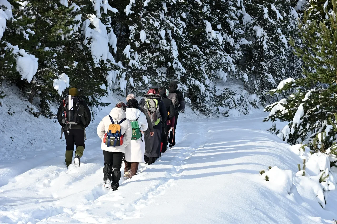 Gümüşhane'de şehir merkezinden kaçanlar soluğu zirvede aldı! Doğaseverler eşsiz manzarada anı yaşadı