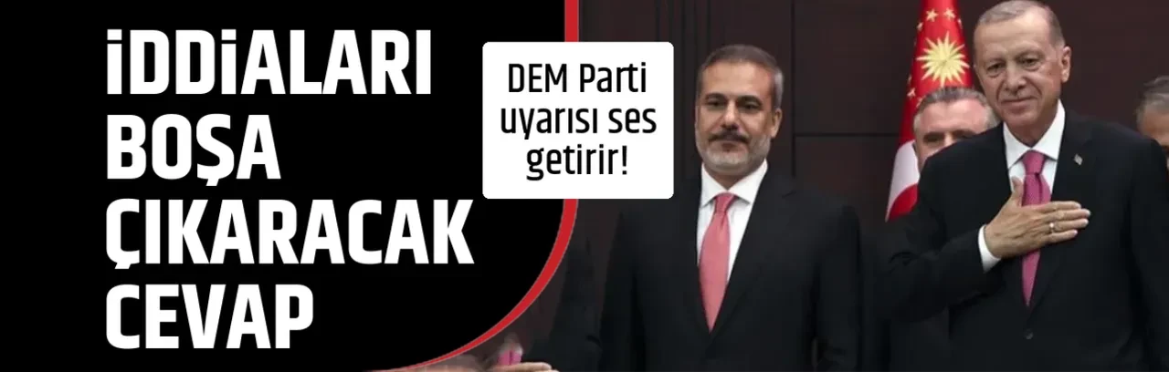 İDDİALARI BOŞA ÇIKARACAK CEVAP GELDİ