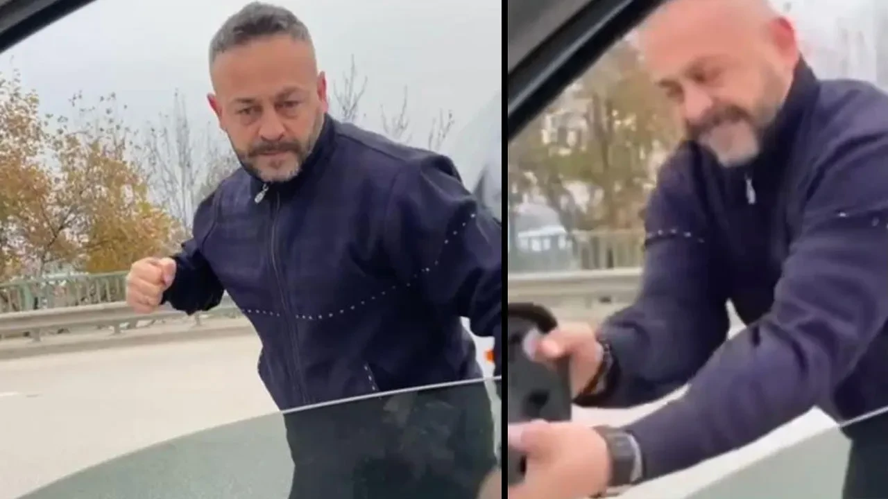 Meclis üyesine trafikte saldırı! Aracını yumruklayıp tehditler savurdu