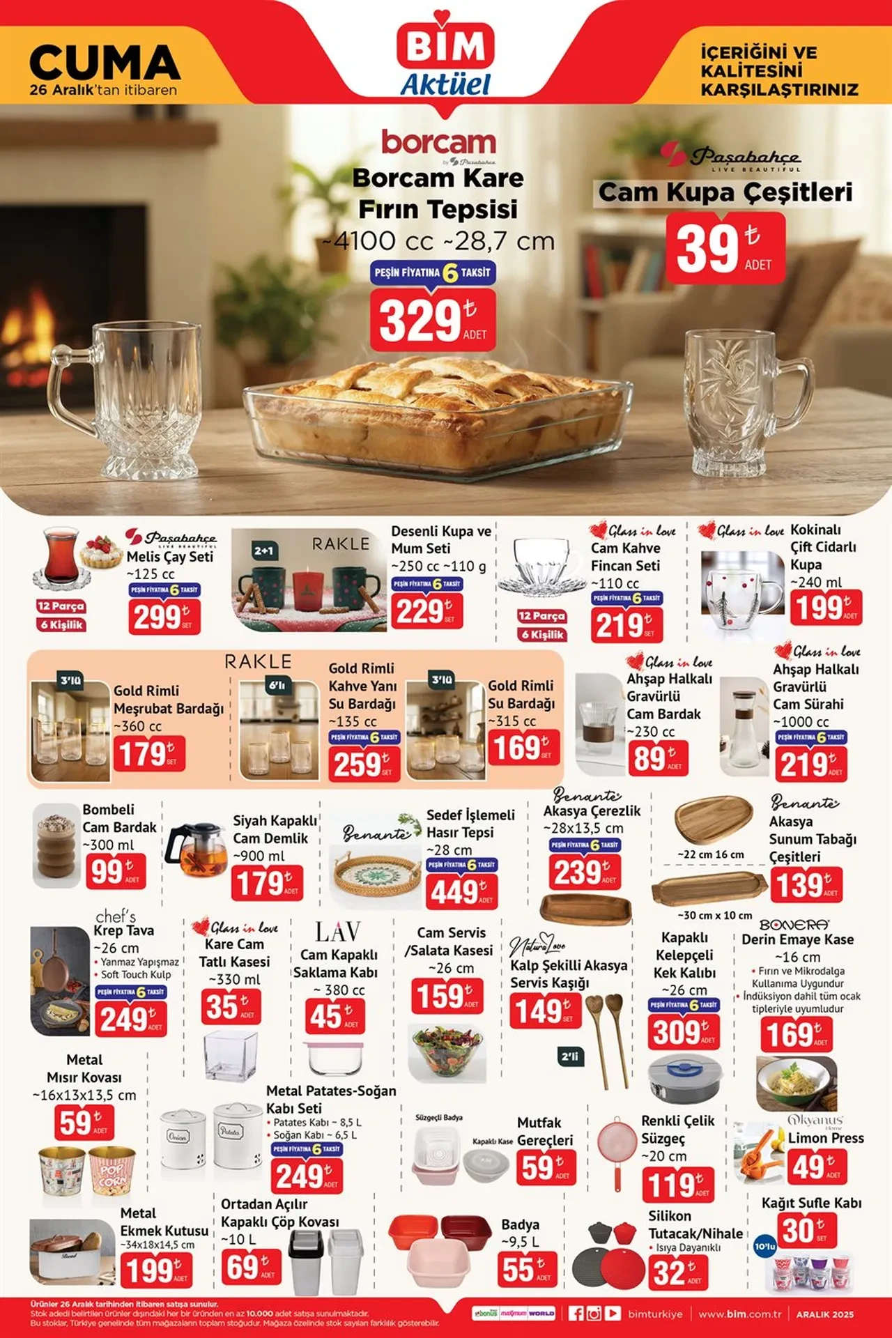 BİM Aktüel 26 Aralık ürün kataloğu! 2025 yılında BİM'e gelecek son aktüel ürünler arasında dikiş makinesi, elektrikli süpürge ve 4K televizyon yer aldı