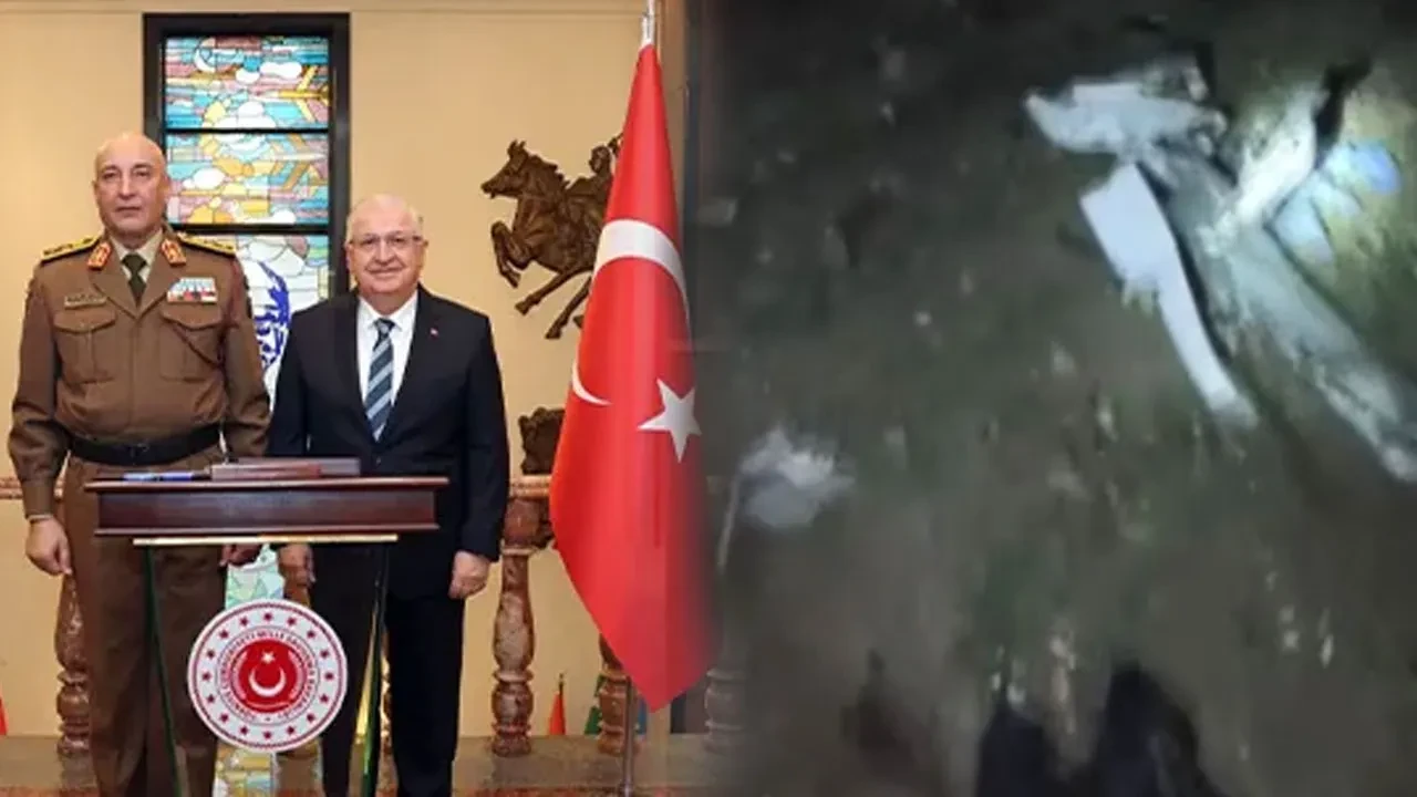 Libya Genelkurmay Başkanı Al-Haddad'ın olduğu jetin enkazına ulaşıldı!