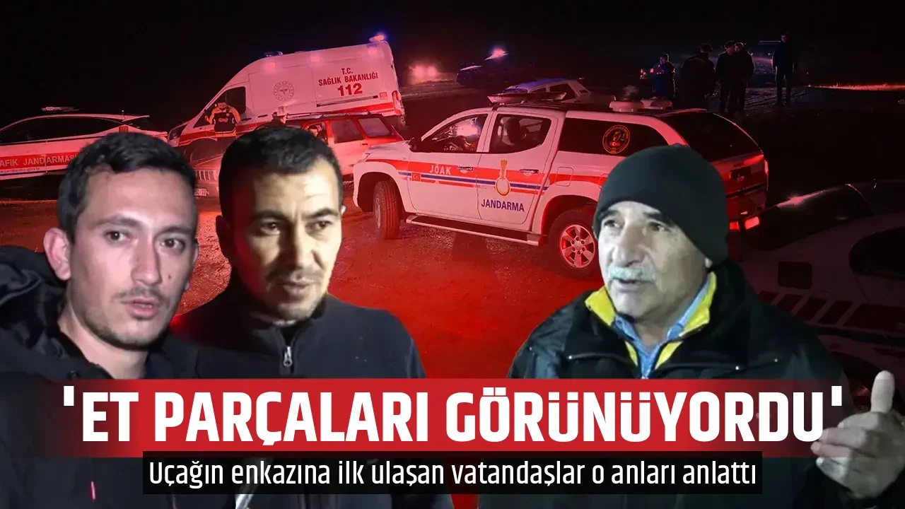 'ET PARÇALARI GÖRÜNÜYORDU'