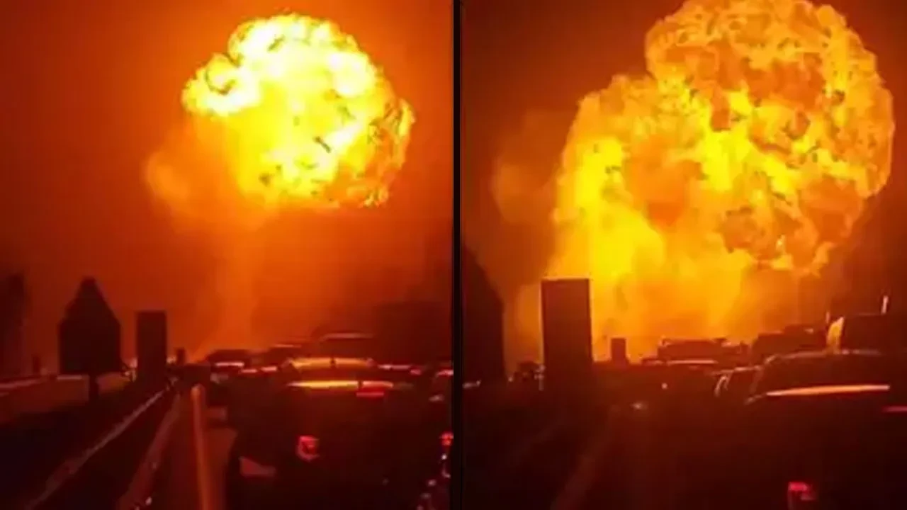 İtalya'da patlayan LPG tankeri alev topuna döndü