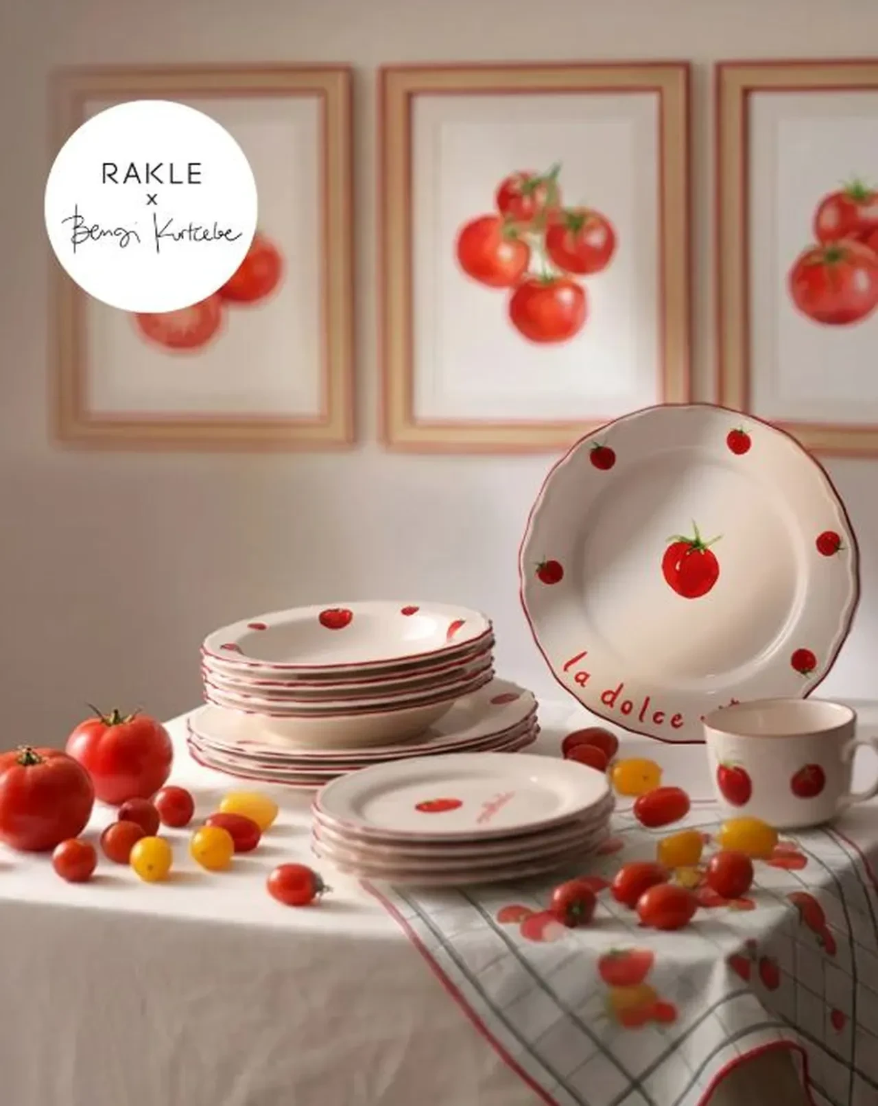 Rakle ve Bengi Kurtcebe’den sofralara renk katan özel iş birliği: Pomodoro Koleksiyonu