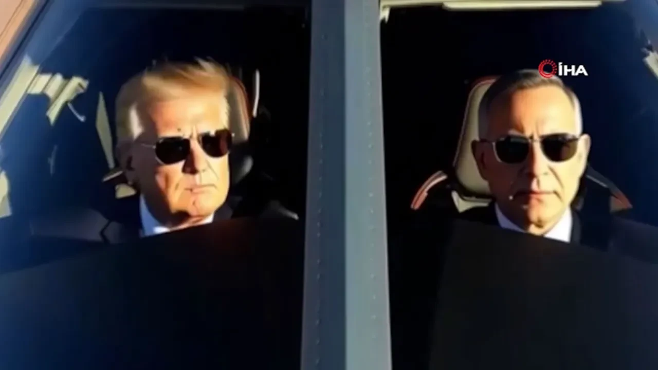 Pilot Trump yardımcısı Netanyahu! İran'a videoyla olay gönderme