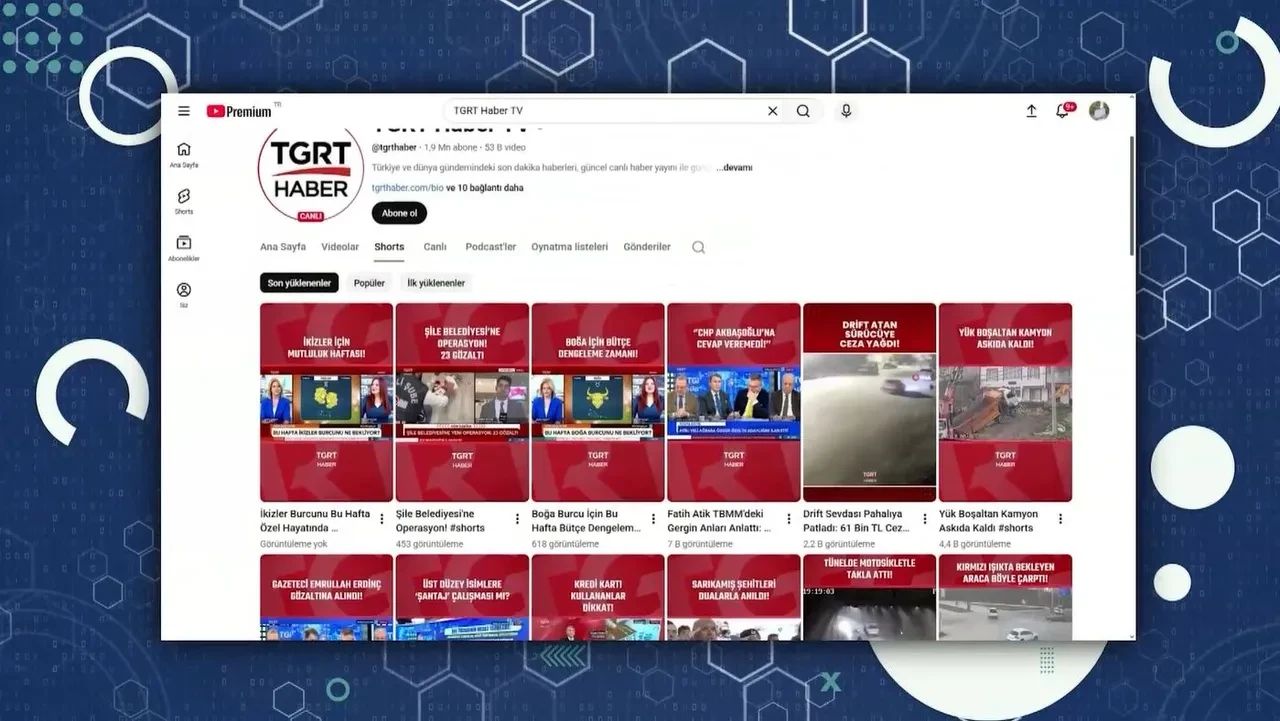 TGRT Haber'den dijital platformlarda büyük başarı: 5.5 milyar görüntülenmeyle herkese ulaştı