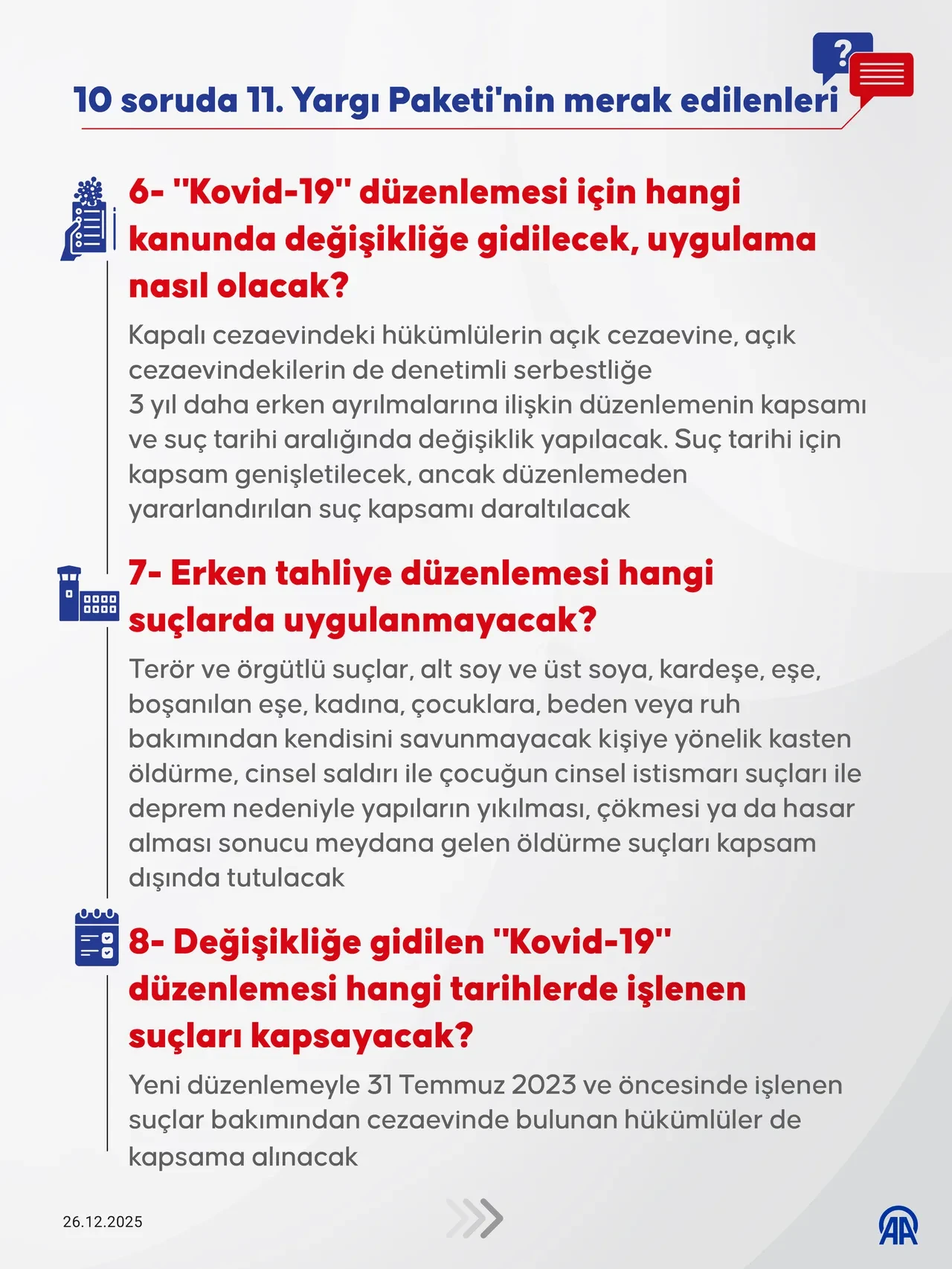 11. Yargı Paketi ile bazı suçların cezaları artıyor! İşte yeni yargı paketinin detayları