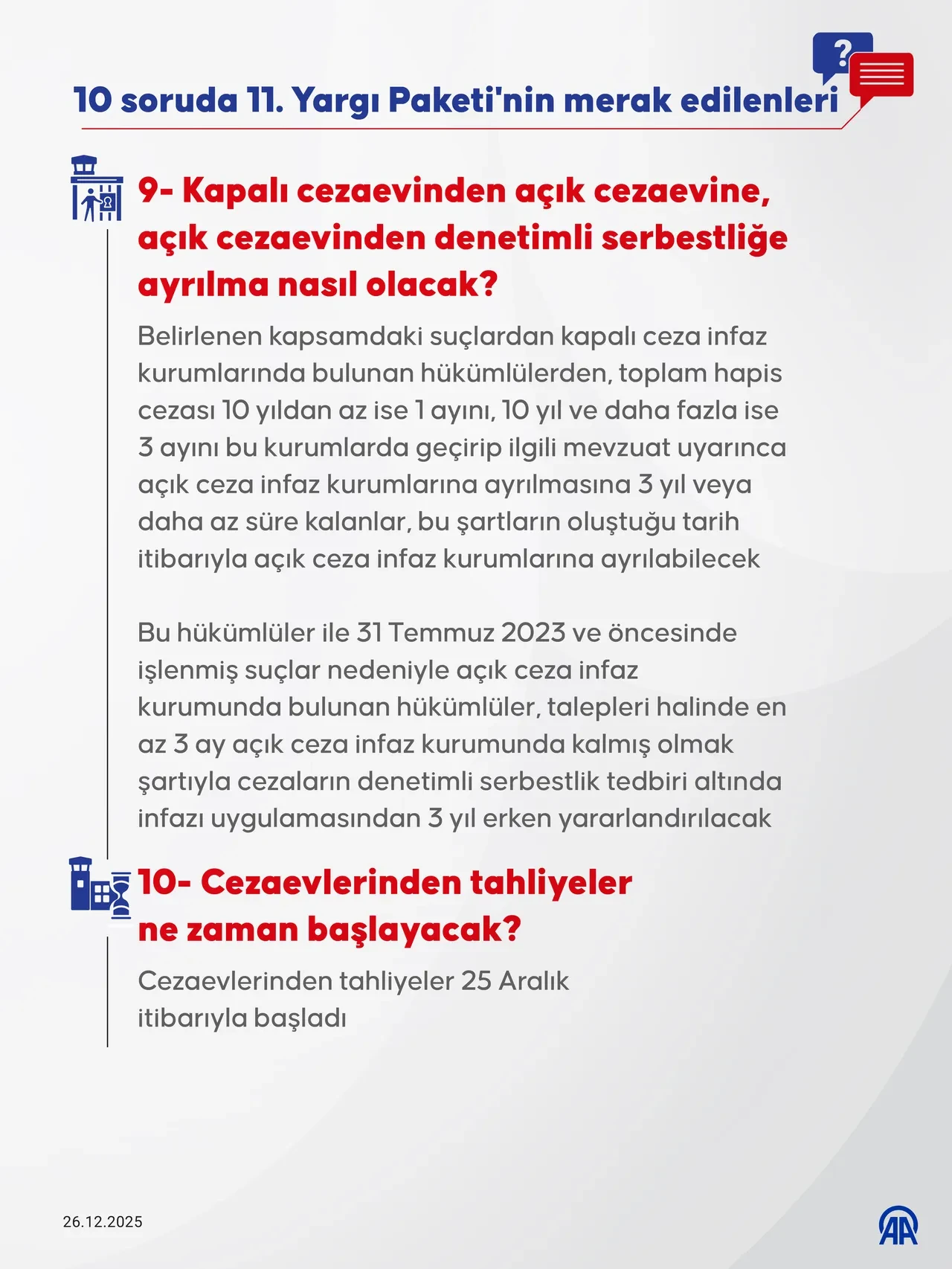 11. Yargı Paketi ile bazı suçların cezaları artıyor! İşte yeni yargı paketinin detayları