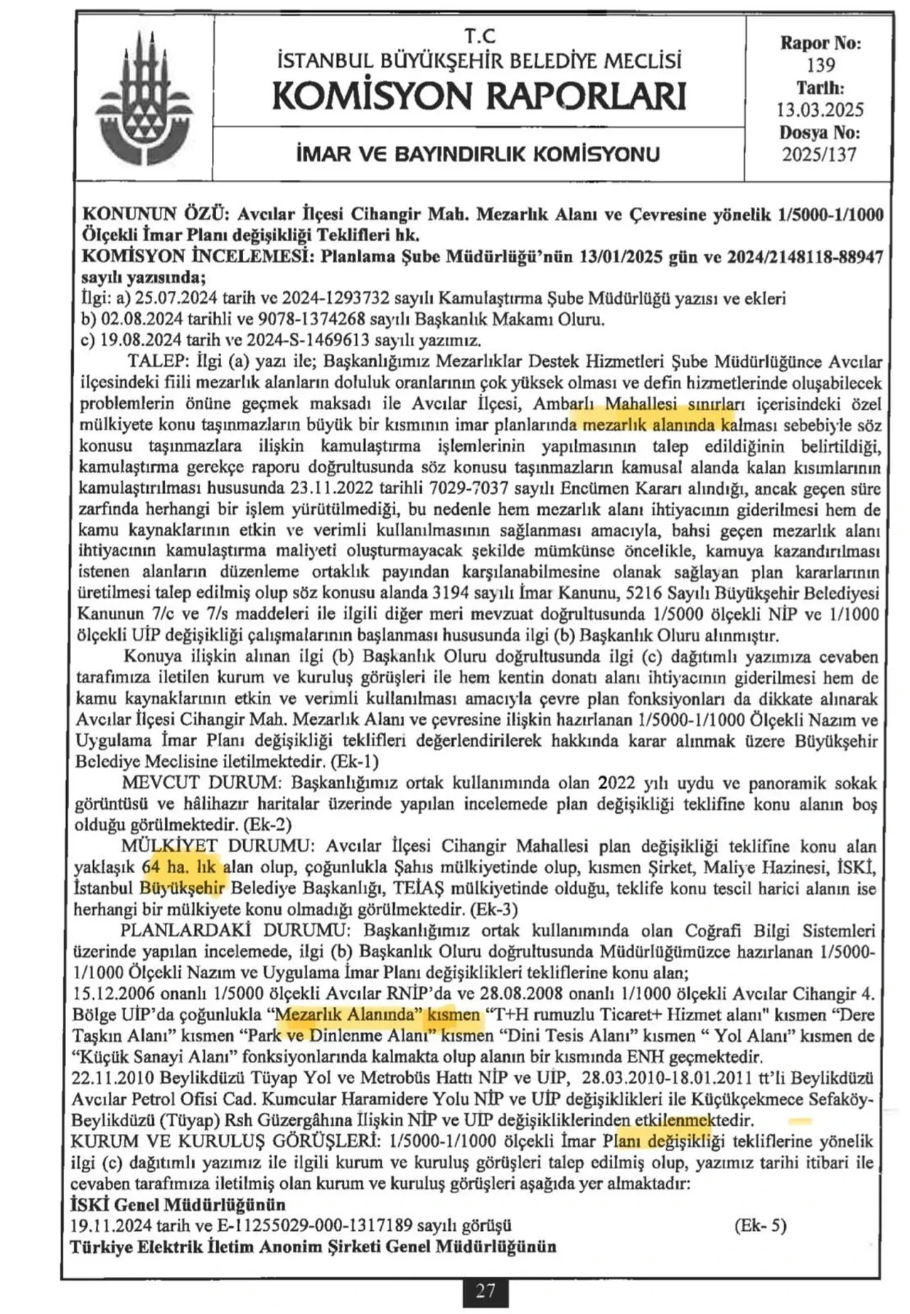 İBB, mezarlığı imara açtı! 10 milyar TL'lik dev rant: Arka planının net bir şekilde araştırılması gerekiyor