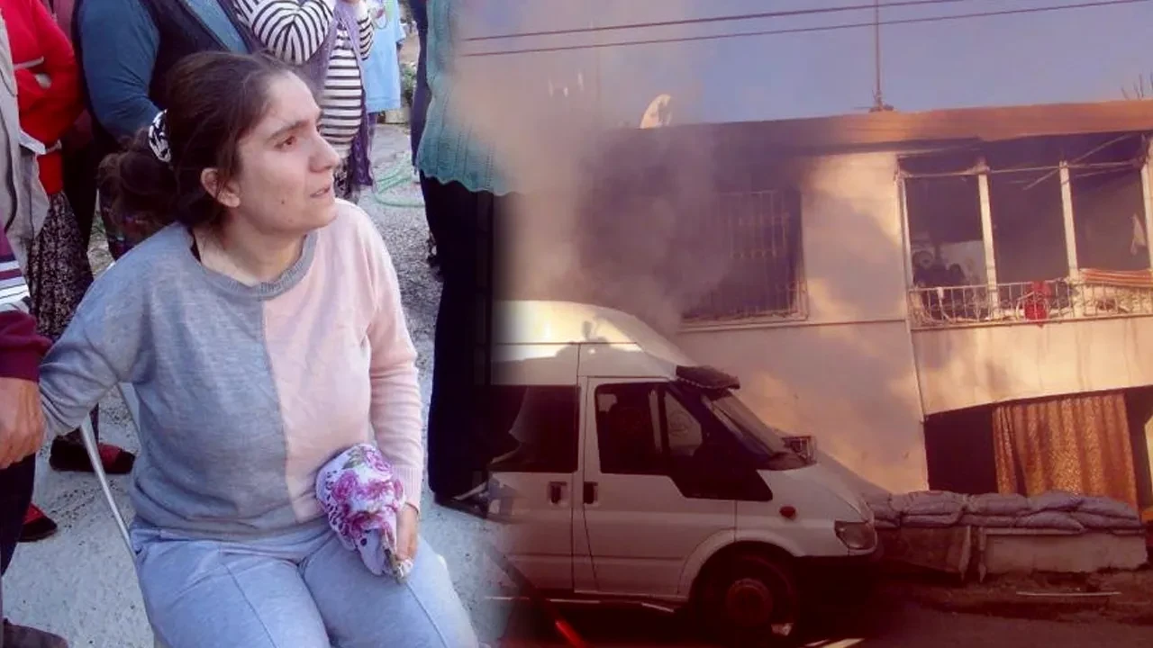 Mersin'de acı olay! Anne markete gitti, 2 çocuk çıkan yangında can verdi