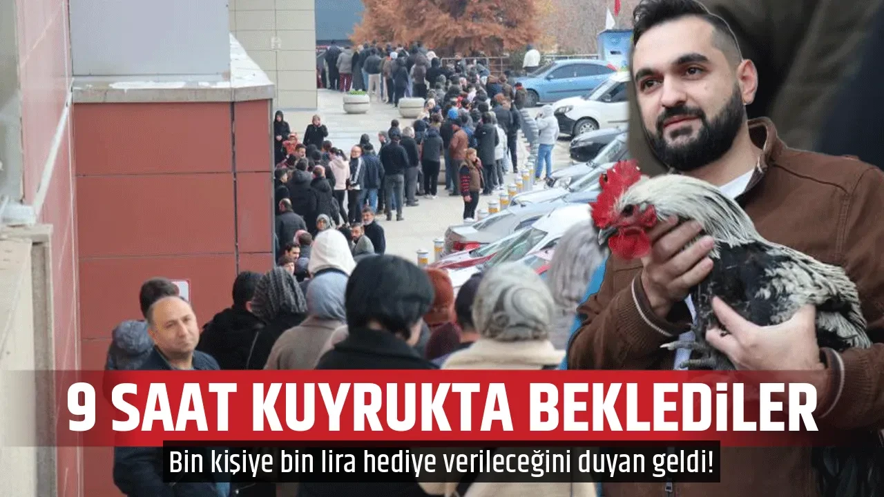 9 SAAT KUYRUKTA BEKLEDİLER