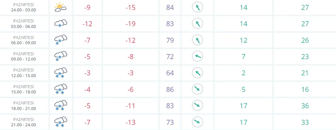 Malatya, Van okullar tatil mi? Yarın 29 Aralık Pazartesi kar yağışı devam edecek