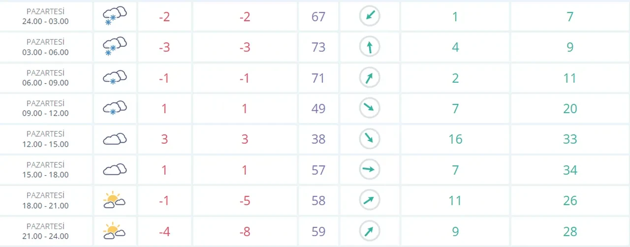 Malatya, Van okullar tatil mi? Yarın 29 Aralık Pazartesi kar yağışı devam edecek