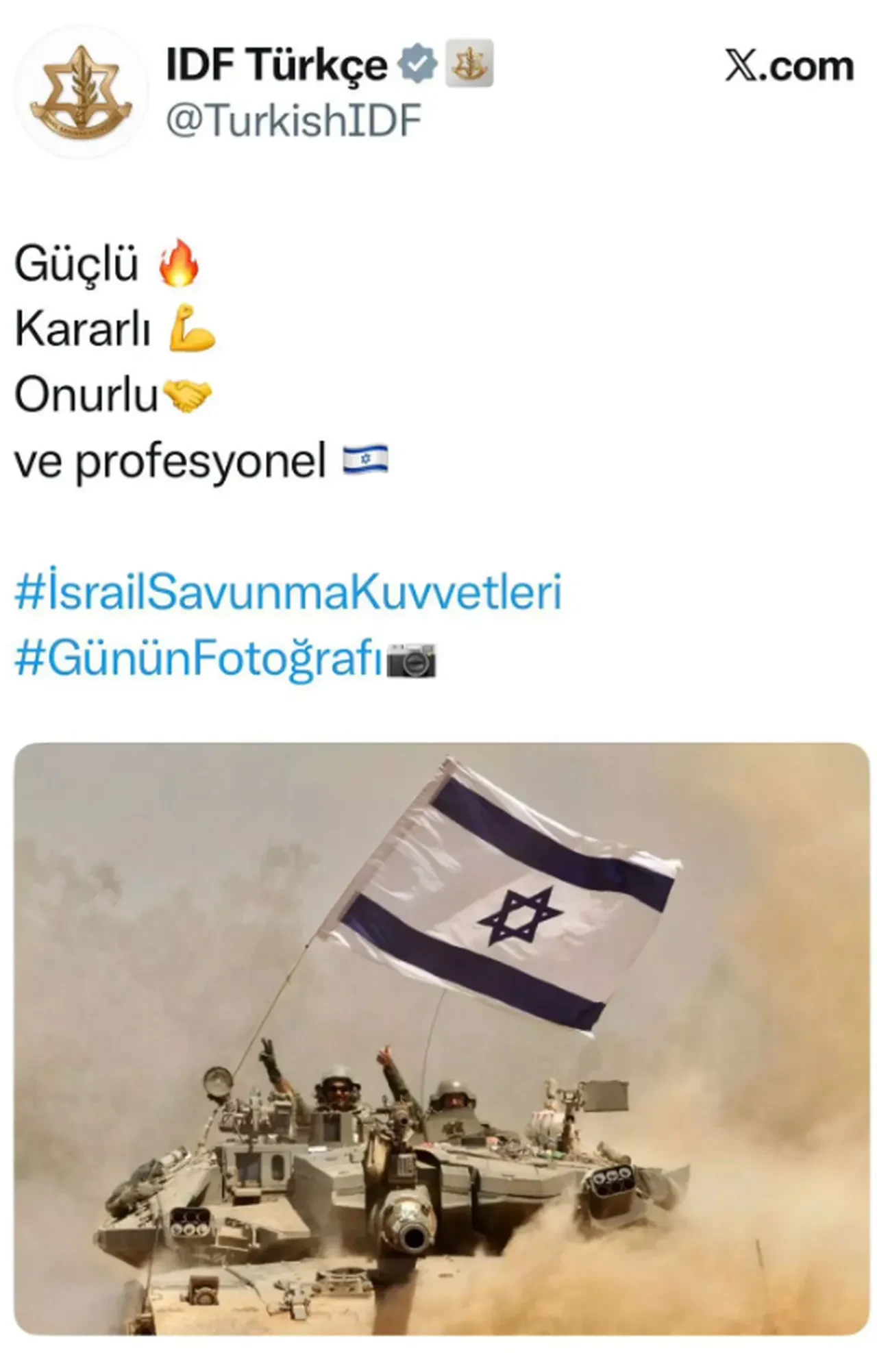 MSB'den İsrail'e fotoğraflı cevap: Güç silahta değil...