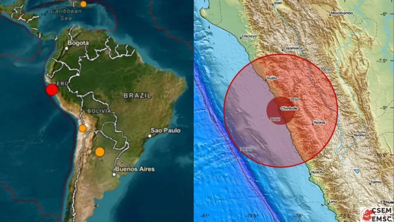 Peru'da 6 büyüklüğünde deprem: Herkes sokaklara döküldü