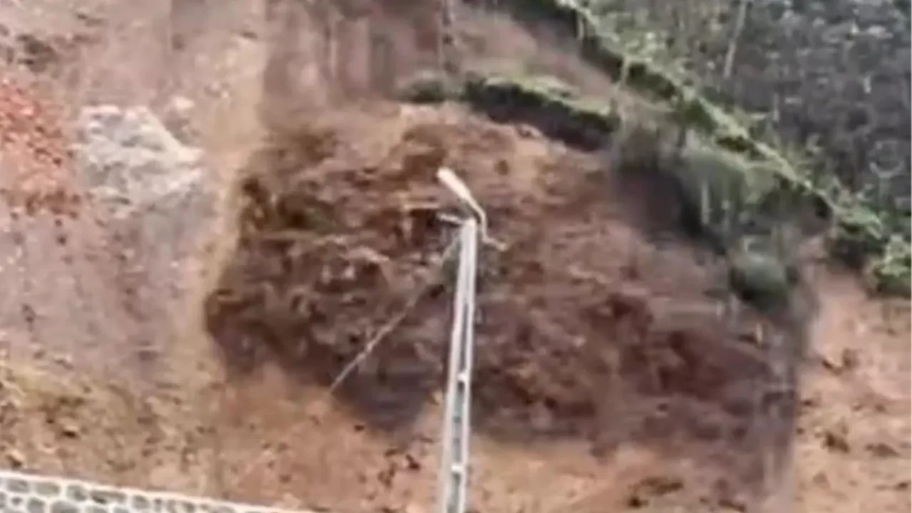 Rize'de heyelan felaketi! 