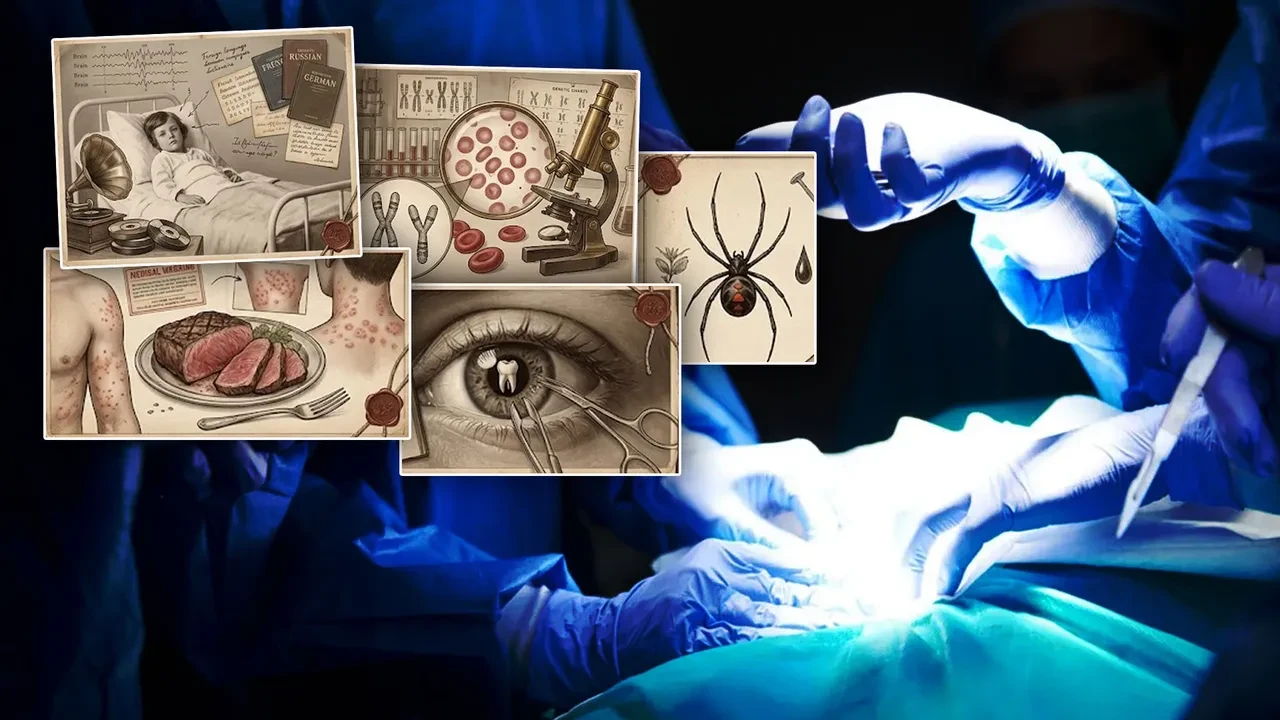 Yılın ilginç tıbbi vakaları: Adam, balık tarafından bıçaklandı, göz içi diş ameliyatı...