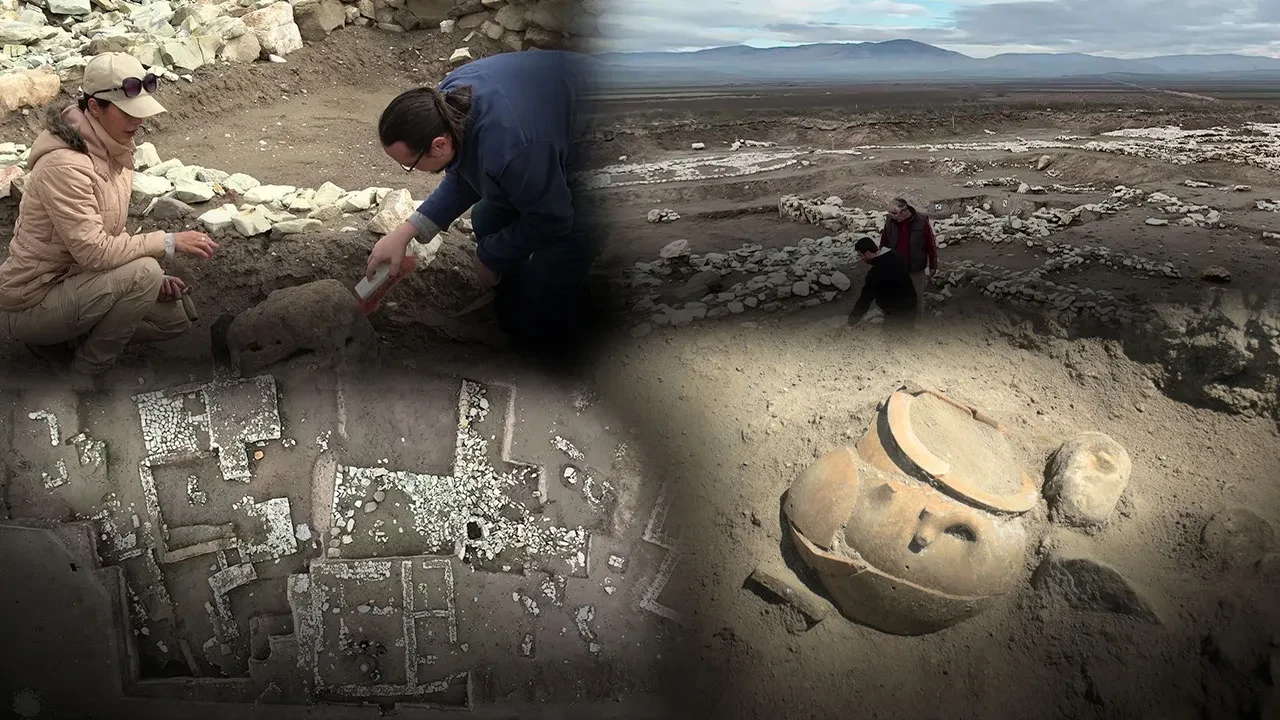 Amasya’da 6.500 yıllık sır çözülüyor! Oluz Höyük kazılarında Fenike kültürüne ait insan başlı cam boncuklar keşfedildi