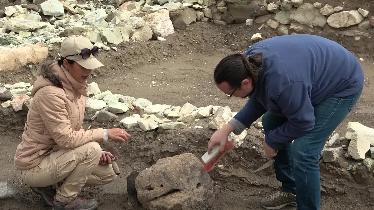 Amasya’da 6.500 yıllık sır çözülüyor! Oluz Höyük kazılarında Fenike kültürüne ait insan başlı cam boncuklar keşfedildi