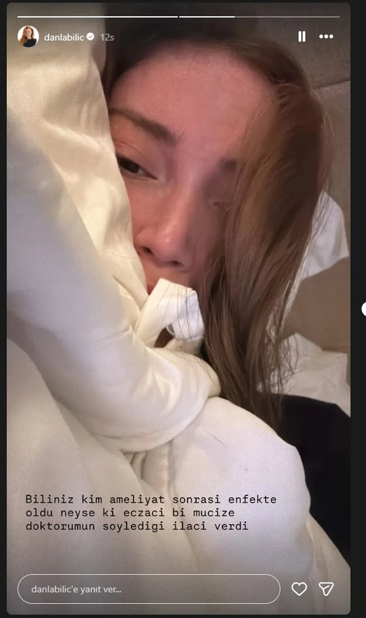 Danla Biliç bu sefer de enfekte oldu 