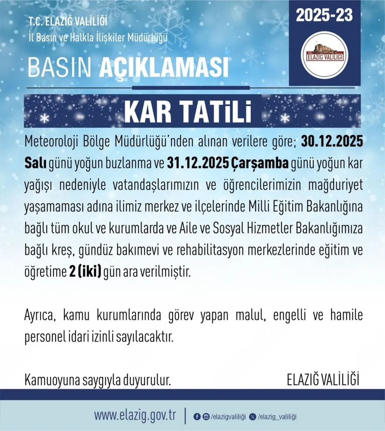Eğitime kar molası! İşte okulların tatil edildiği illerimiz