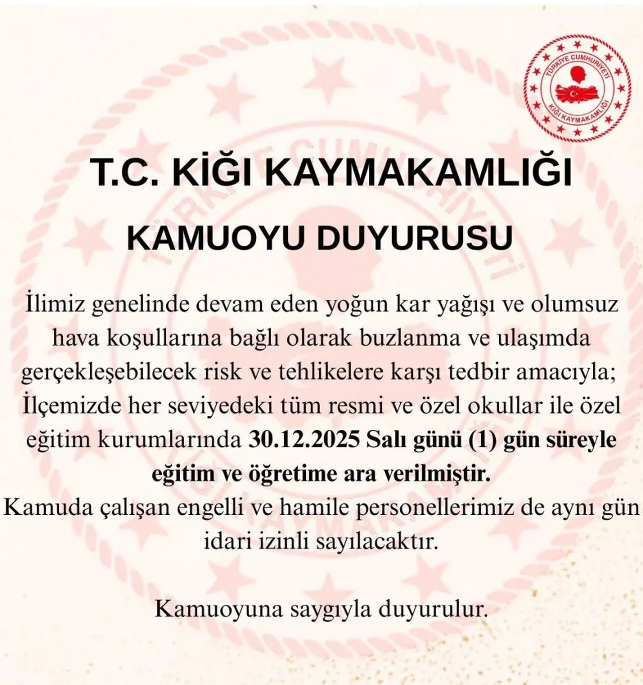 Eğitime kar molası! İşte okulların tatil edildiği illerimiz