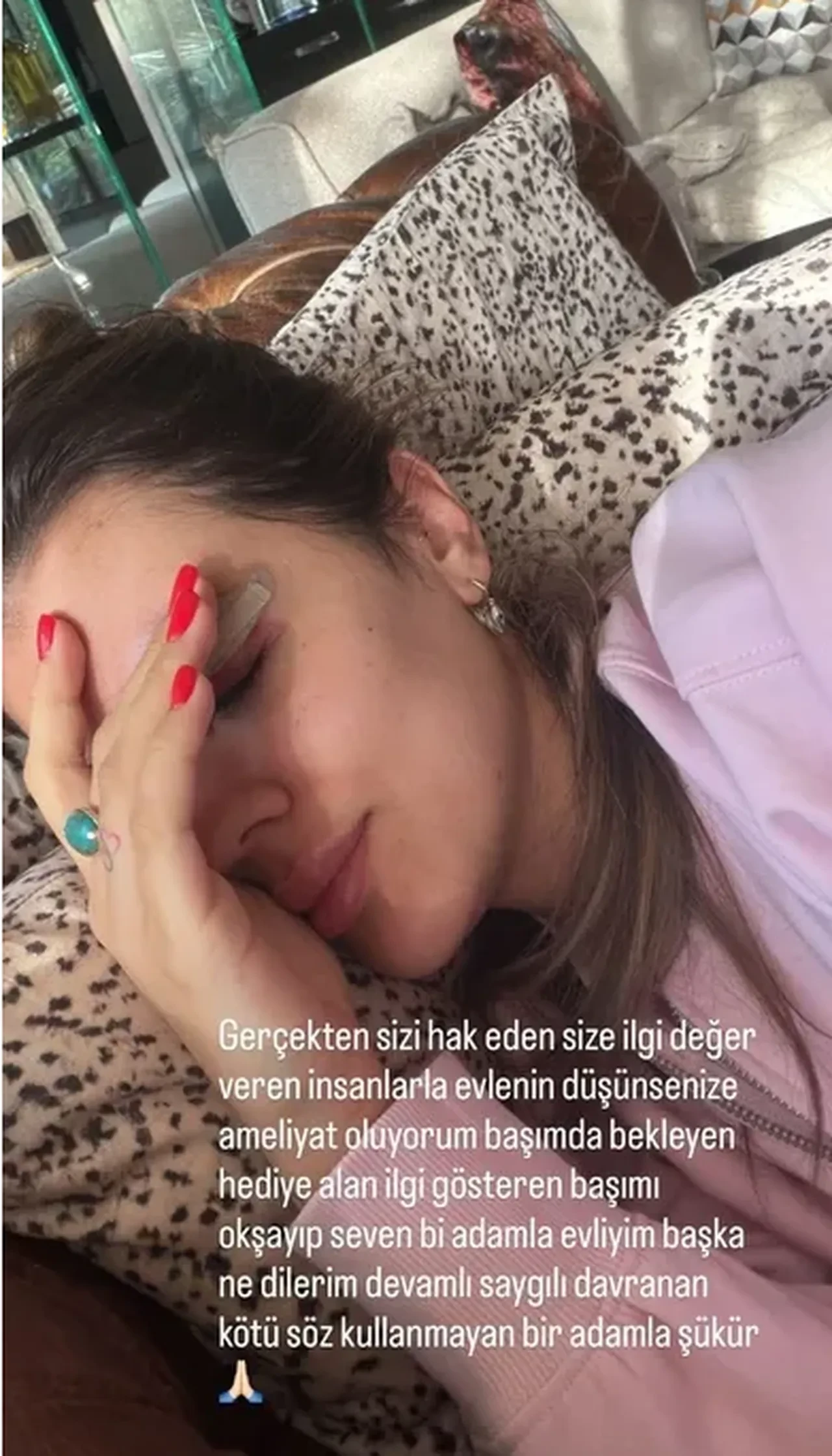 Ameliyat olan Gülseren Erbil: Gerçekten sizi hak eden biriyle evlenin