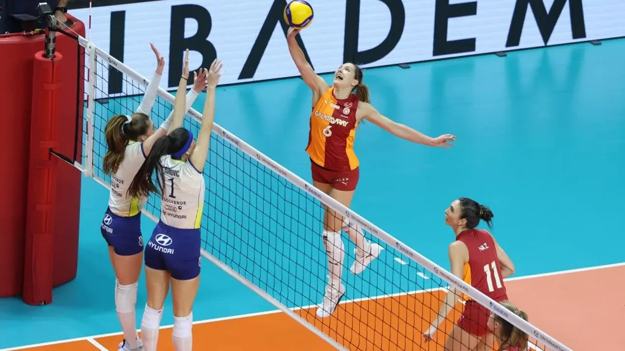 Galatasaray Daikin, CEV Kupası'nda 8'li Finaller Turu'na yükseldi