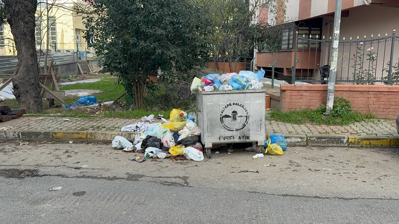 Maltepe'de çöp kabusu: 'Pislik içinde oturuyoruz'