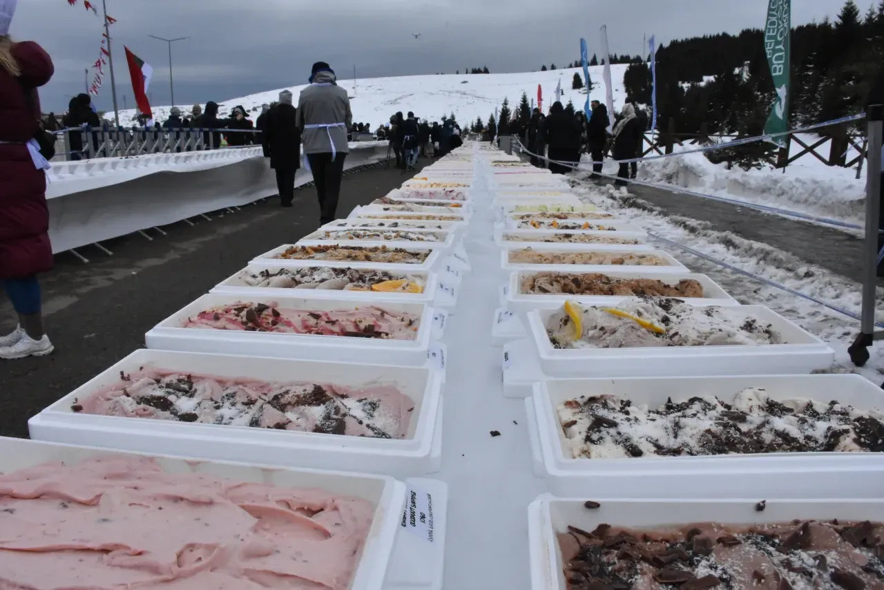 Ordu'da dondurma rekoru
