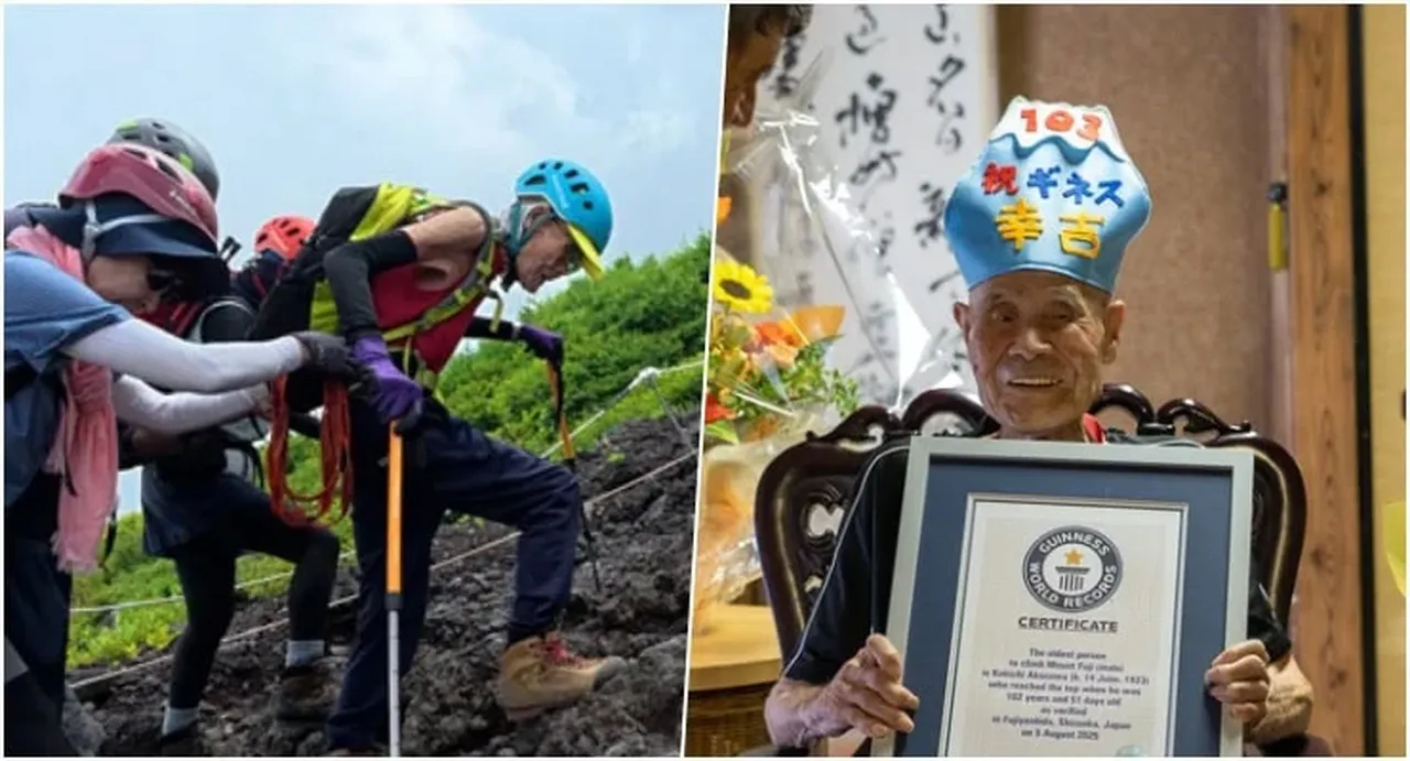  102 yaşındaki dağcı Akuzawa Kokiçi