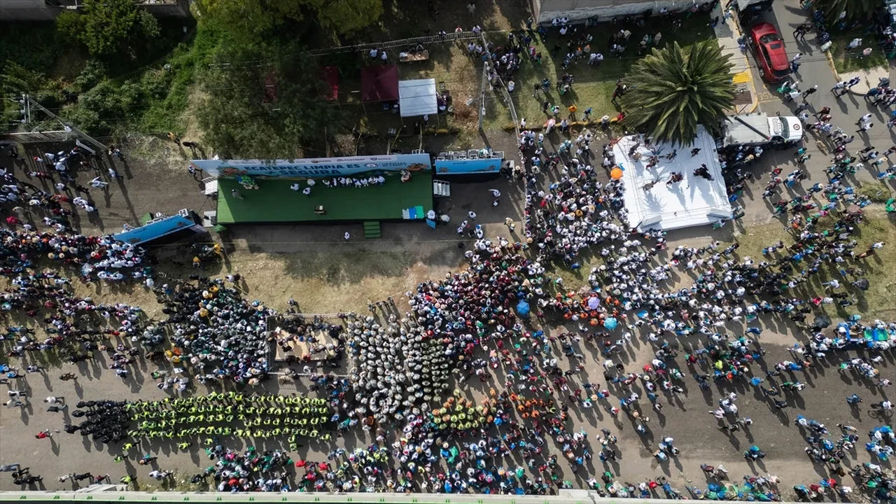 Meksika'nın Ecatepec bölgesi