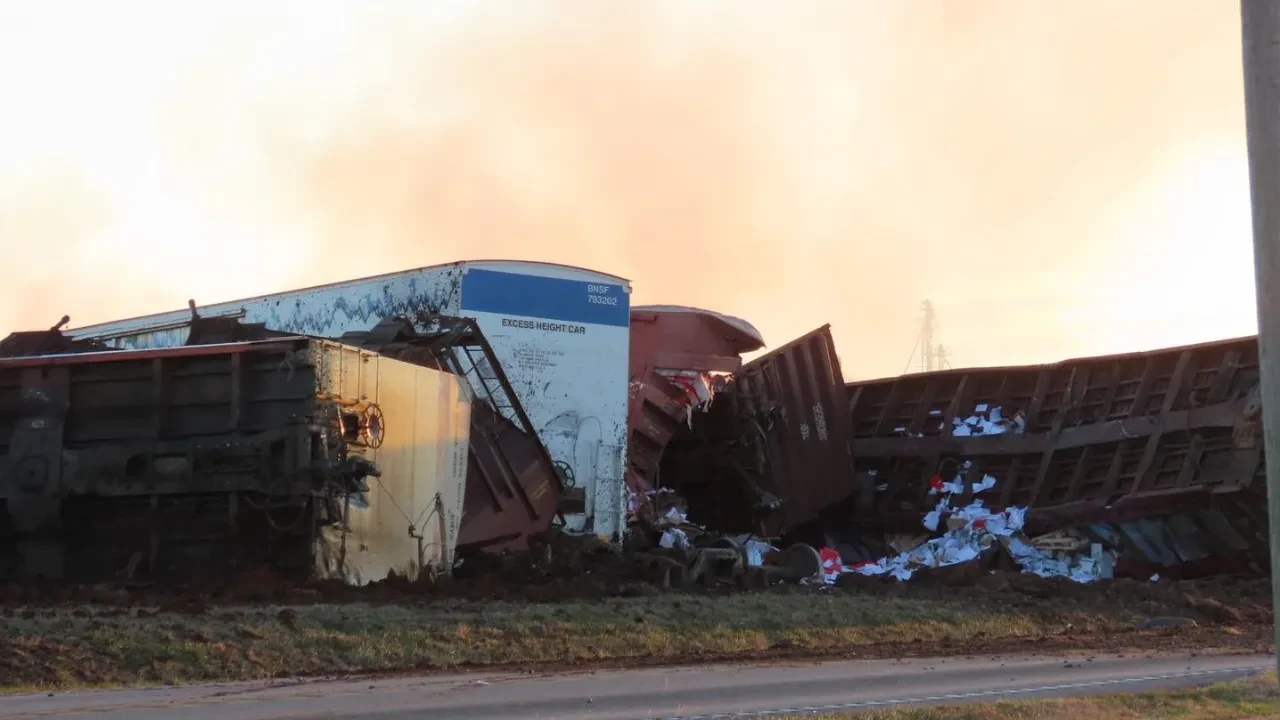 ABD'deki tren kazasında kimyasal alarmı! Kasabada acil durum ilan edildi
