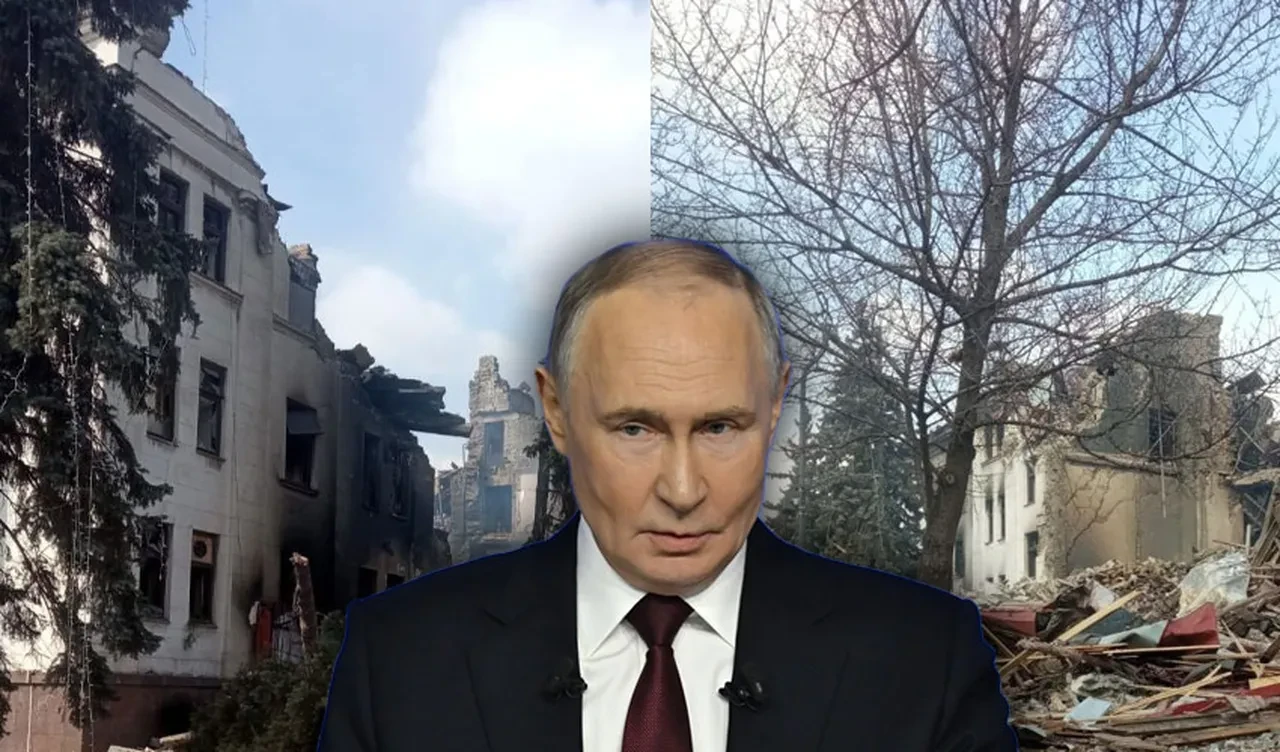 Mariupol Drama Tiyatrosu yeniden açıldı: Putin kemikler üzerinde dans ediyor!