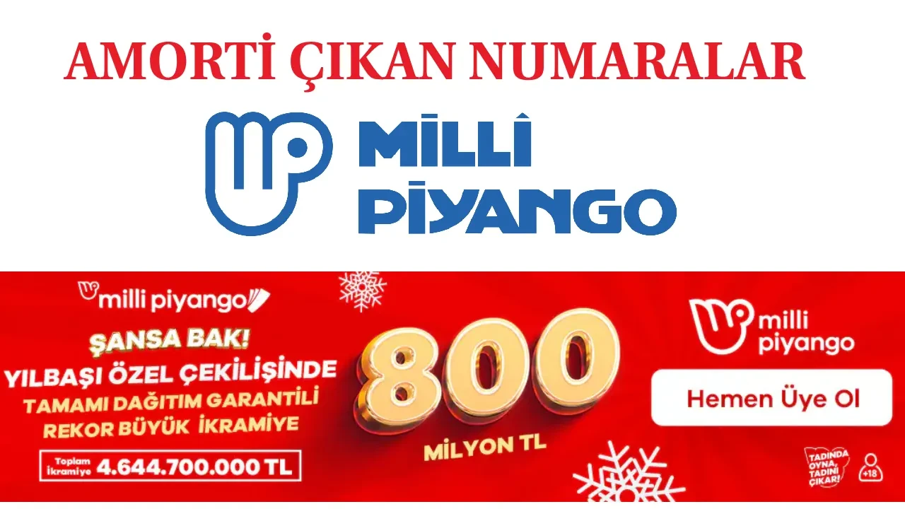 Milli Piyango bilet sonucu amorti sorgulama ekranı 2026 | Amorti çıkan numaralar hangileri? Amorti ikramiyesi nedir, ne kadar?