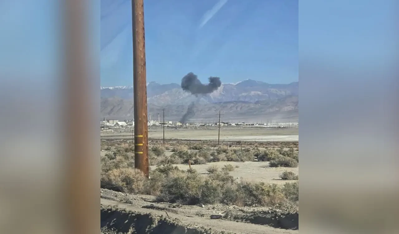 ABD'de F-16 savaş uçağı yere çakıldı! O anlar kamerada