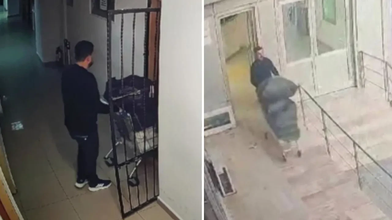 Büyükçekmece Adliyesi kasasının soyulma görüntüleri ortaya çıktı